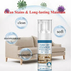 Foaming Dry Cleaner for Fabric Sofa Multipurpose Cleaning Solution Carpet Curtain Clothing Stain Remover No Water Agent Needed