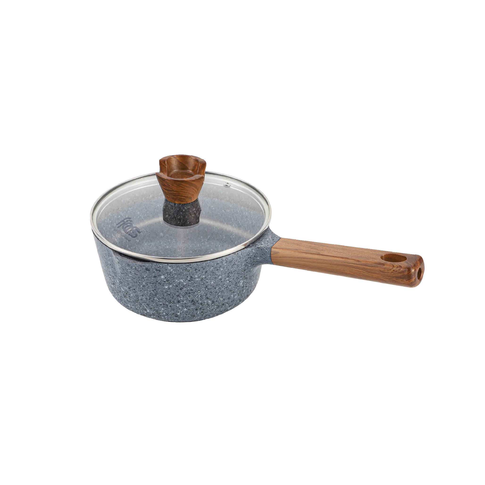 DONNOR Pentola per Latte Antiaderente in Granito da 16cm/6.3 Pollici, Senza PFOA, a Basso Contenuto di Fumo, Compatibile con Piani a Induzione e Gas, Facile da Pulire, Piccola Casseruola
