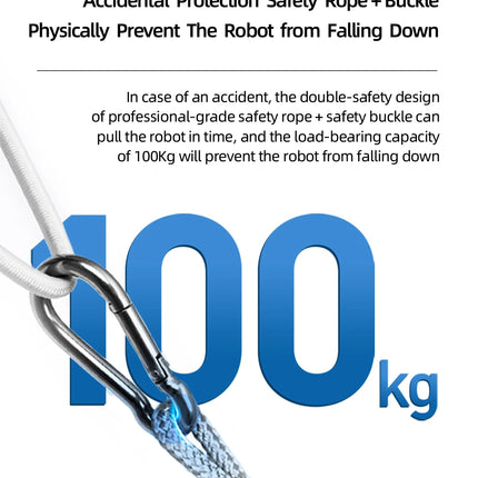 Robot Lavavetri Liectroux YW509, Spray d'Acqua a 4 Vie, Robot per la Pulizia di Vetri, Pavimenti in Vetro e Pareti in Vetro, Robot Aspirapolvere per Finestre, Navigazione Intelligente, Triplo Sistema di Sicurezza