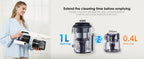 Tineco PURE ONE A50S Kabelloser Staubsauger, 185 W Saugleistung, 70 Minuten Laufzeit, 1 L Staubbehälter, 3DSense Bürste, Bewältigt problemlos groben Schmutz