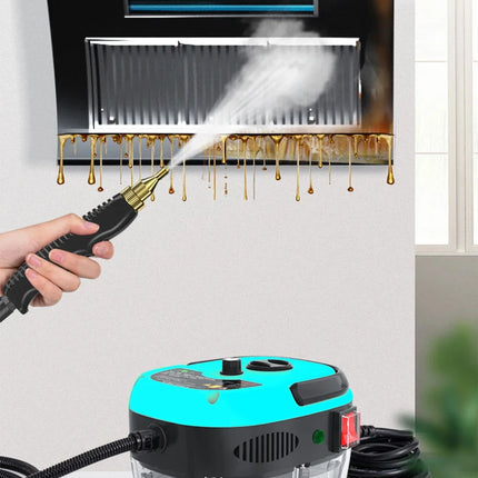2500W Pulitore a Vapore con Sterilizzazione ad Alta Temperatura, Portatile, per Auto, Casa, Cucina, Condizionatore d'Aria