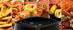 Friggitrice ad Aria 4,2L 1500W Touchscreen LED - YASHE