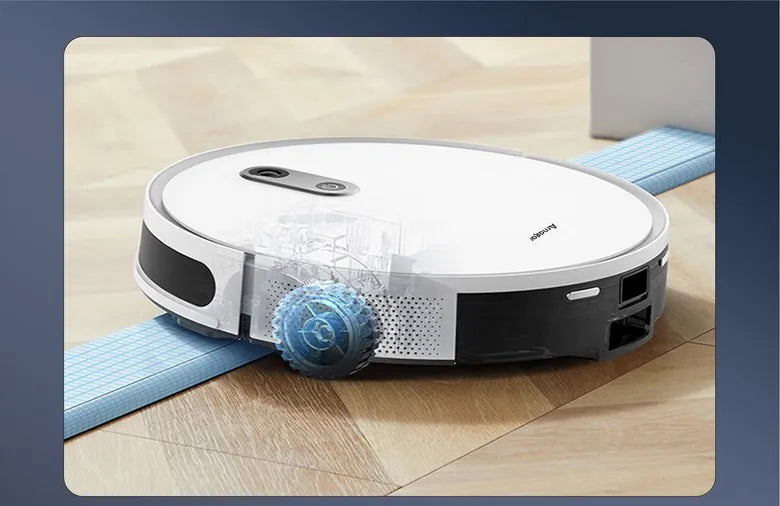 Arnagar Smart Home Saug- und Wischroboter mit automatischer Entleerung, App-Steuerung, 12000Pa, VSLAM, 5200mAh, geräuscharm für Teppichreinigung