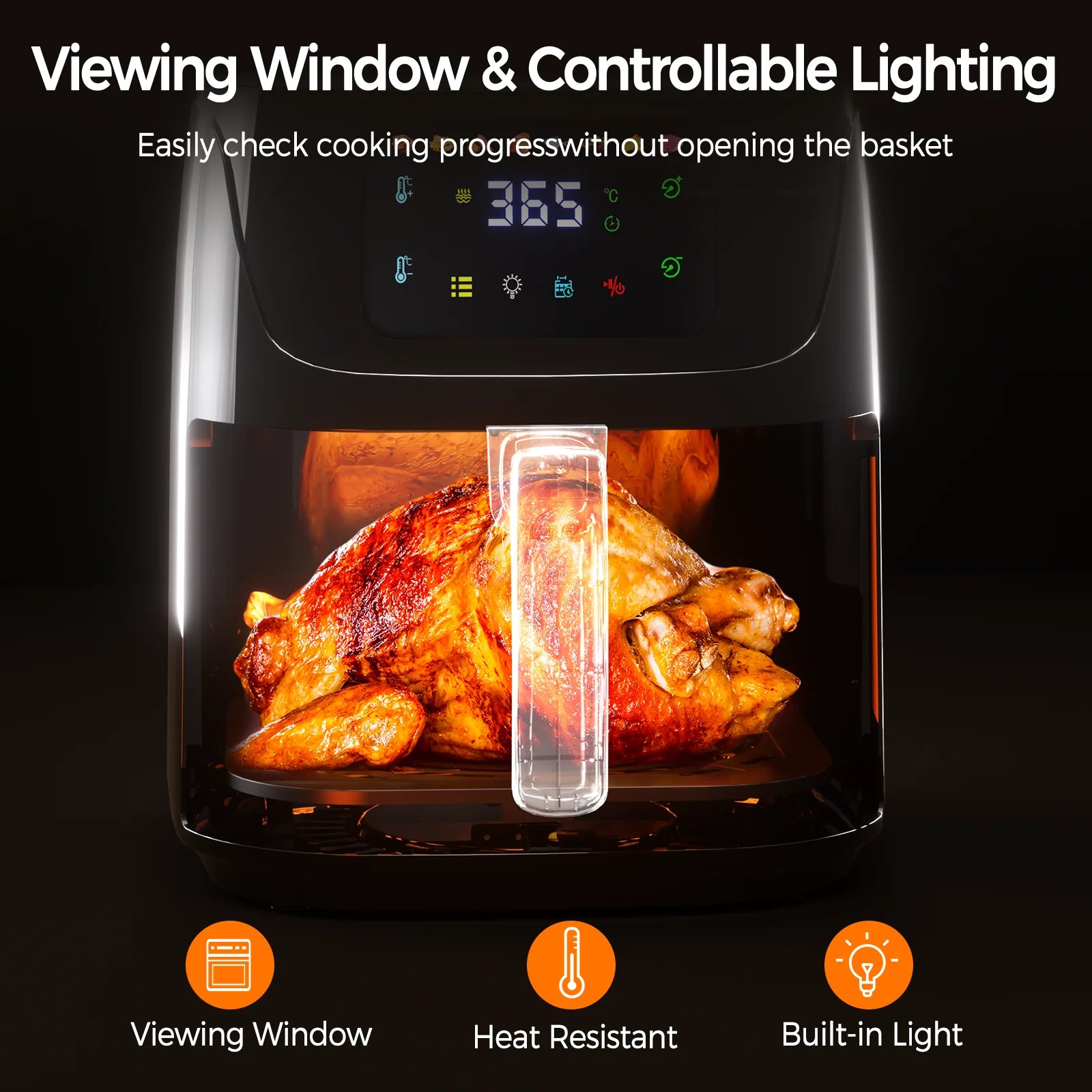 Patbrela Friggitrice ad Aria Visibile 7.0L 8-in-1 1500W 220-240V