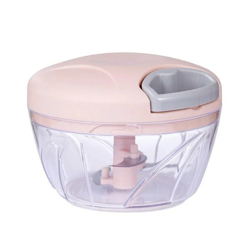 500/900 ml manueller Zerkleinerer mit Seil, Küchenmaschine, Silcer-Häcksler, Salatzubereiter, Knoblauch-Zwiebelschneider, Küchenutensilien