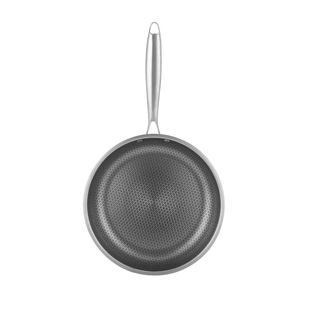 Padella a nido d'ape 28 cm - Padella per cucinare e arrostire - Padella antiaderente a nido d'ape - per piano cottura a induzione