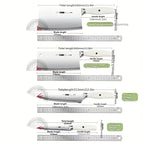 ￼   Messerset, 7-teiliges Küchenmesser-Set mit universellem PE-Messerblock, Messerblock-Set mit integriertem Schleifstein, beiges Küchenset
