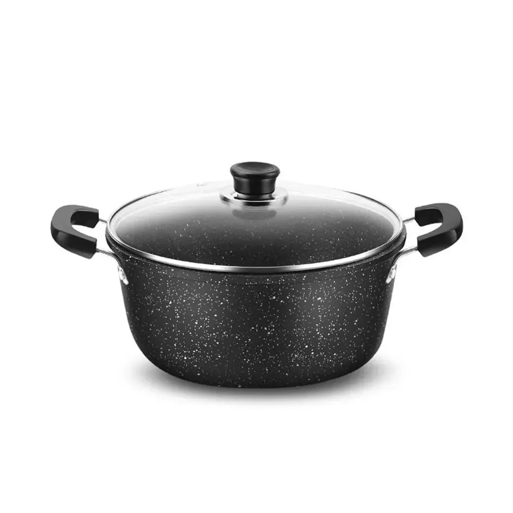 Maifan Antihaft-Universal-Steintopf für Suppen mit Deckel, Küche, Kochen zu Hause, Töpfe mit zwei Ohren, Gas-Induktionsherd
