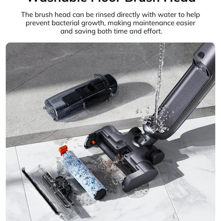 ILIFE W90 Pro Wireless Smart Floor Washer, 7000Pa Suction, 1 Minute Self-Cleaning, Dual Water Tank, Upgraded Version of W90