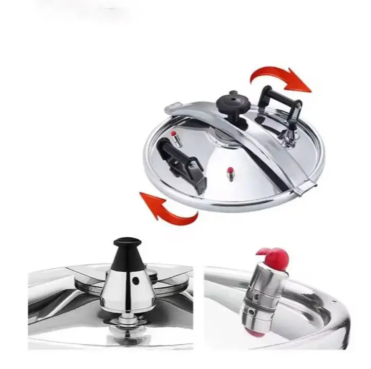 Pentola a pressione a induzione MR, pentola a pressione universale in granito 4L 6L 8L 10L