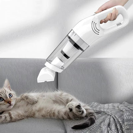 Mini aspirapolvere portatile senza fili, pulitore manuale, potente macchina per la pulizia, elettrodomestico per auto per polvere e peli di animali domestici, ricarica USB
