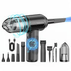 2 in 1 spolverino ad aria compressa senza fili soffiatore di polvere ricaricabile aspirapolvere elettrico per divano tastiera computer
