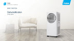 Condizionatore d'Aria Portatile 12000BTU con Funzione di Raffreddamento e Riscaldamento per Casa e Stanze