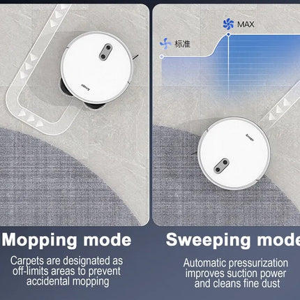 Arnagar Smart Home Robot Vacuum Cleaner and Floor Washer with Automatic Emptying, App Control, 12000Pa, VSLAM, 5200mAh, Low Noise for Carpet Cleaning