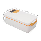 Tragbarer smarter Speisenwärmer mit wiederaufladbarem 1-Liter-Akku, Touch-Steuerung, LED-Anzeige und USB-Ladefunktion