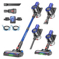Erabros EV2 Cordless Vacuum Cleaner 450W 55kpa, High Suction Power, Smart Home Cleaner with LED Display, for Floors and Carpets