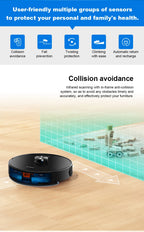 (codice promozionale: AEGG66)  Aspirapolvere robot ibrido Liectroux X6,navigazione laser Lidar,6500 pa,mappa multi-piano,pulizia a umido a forma di Y,zona vietata APP,area selettiva,riprendi punto di interruzione