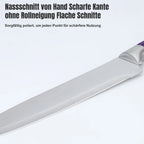 DFITO 6-teiliges ultra-scharfes 3Cr13 Küchenmesserset aus Edelstahl mit Hohlgriff, professionelle Haushaltsmesser für Fleisch/Gemüse