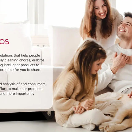 Erabros EV5 550W 70KPA Cordless Vacuum Cleaner with Ultra-Strong Suction Power, 80 Minutes Runtime, Smart Handheld Vacuum with 4 Modes