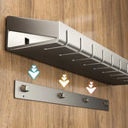 Condizionatori da cucina a parete Scaffale per spezie Scaffale per organizer Scaffale per cucina Organizzatori per scaffali da parete Gancio per appendere per la cucina