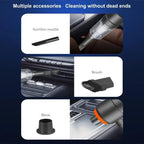 Akku-Auto-Staubsauger 9000Pa USB-Aufladung 1200mAh Tragbares Reinigungsgerät Mini-Nass- und Trockensauger für den Heimgebrauch