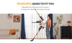 Erabros EV5 550W 70KPA Cordless Vacuum Cleaner with Ultra-Strong Suction Power, 80 Minutes Runtime, Smart Handheld Vacuum with 4 Modes