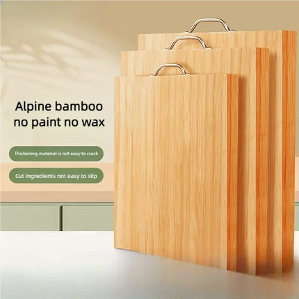 Bamboo Cutting Board Knife Chopping Board Large Rectangular Thickened Solid Wood Cutting Board Fruit Cutting Board