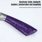 DFITO 6-teiliges ultra-scharfes 3Cr13 Küchenmesserset aus Edelstahl mit Hohlgriff, professionelle Haushaltsmesser für Fleisch/Gemüse