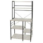 Kitchen shelf, free-standing shelf with 6 shelves, 40 x 86 x 167 cm, microwave shelf, for microwave, coffee machine and spices