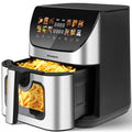 Friggitrice ad Aria Calda 8.5L con Finestra di Visualizzazione e Display a Colori