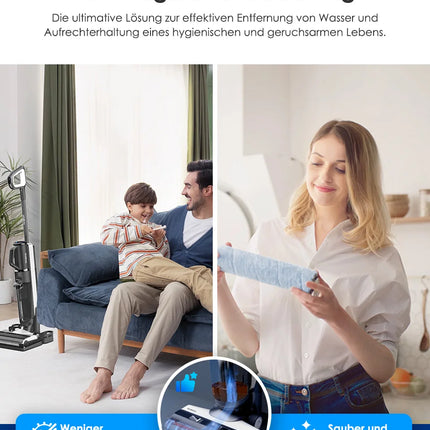 Tineco Floor One S5 Combo Smart Wet Dry Vacuum Cleaner with iLoop Technology 5-in-1 Wet Vacuum for Pet Hair Hard Floors LED Display Wi-Fi