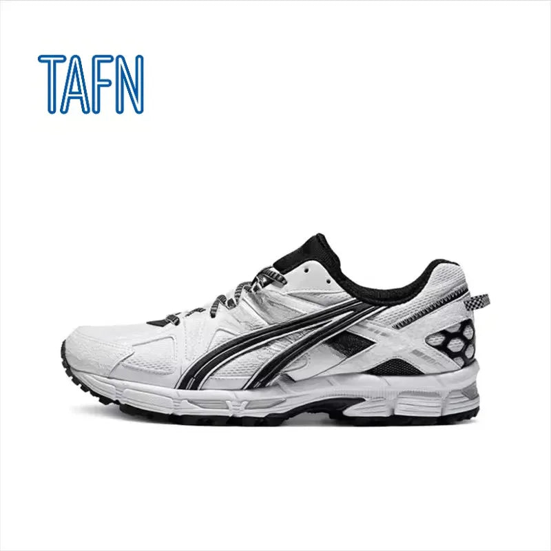 Retro-Sportschuhe mit segmentierter, rutschfester Sohle, geeignet für Jogging, Outdoor-Aktivitäten, Freizeit und Fitness für Erwachsene.