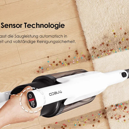 Tineco A30S, Cordless Vacuum Cleaner, 160W Suction, 60-Minute Run Time, 1L Dust Tank, ZeroTangle Brush, PureCyclone Technology, LED Light