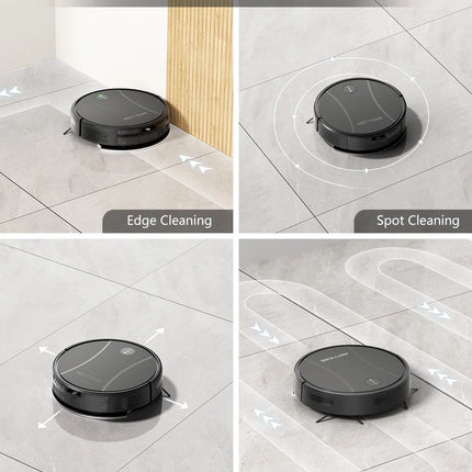 PrettyCare C2 Robot Aspirapolvere e Lavapavimenti, Aspirazione 4000Pa, Robot Aspirapolvere con Auto Carpet Boost, Alexa/WiFi/App