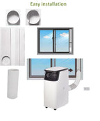 Condizionatore d'aria mobile da 15000 Btu con conversione di frequenza, silenzioso, solo raffreddamento, macchina all-in-one per uso domestico e commerciale