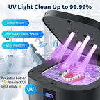 KUNPHY Ultraschallreiniger Schmuckreinigungsset UV-Licht-Sterilisations-Sonic 48kHz für Uhren, Kontaktlinsen, Brillen, Zahnersatz, Zähne