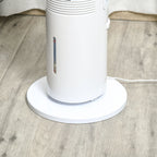 Ventilatore a torre da 60W raffreddato ad acqua con telecomando, funzione umidificante, timer di 8 ore, adatto per ambienti inferiori a 20 m². ㎡ Diametro 30 cm, altezza 100,8 cm.