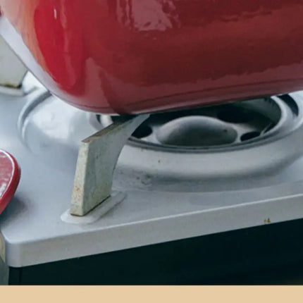 Ruby Red Enameled Cast Iron Deep Induction Cooker Gas Universal Stew Pot with Micro Pressure Lock for Fresh Cooking