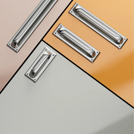 Dooroom Solid Brass Cabinet Handle, Bauhaus Style Design, Furniture Handles, Drawer and Kitchen Shoe Rack Handle