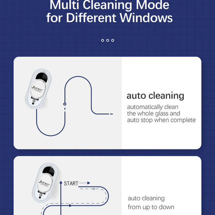 Robot window vacuum cleaner that cleans the remote-controlled electric glass cleaner
