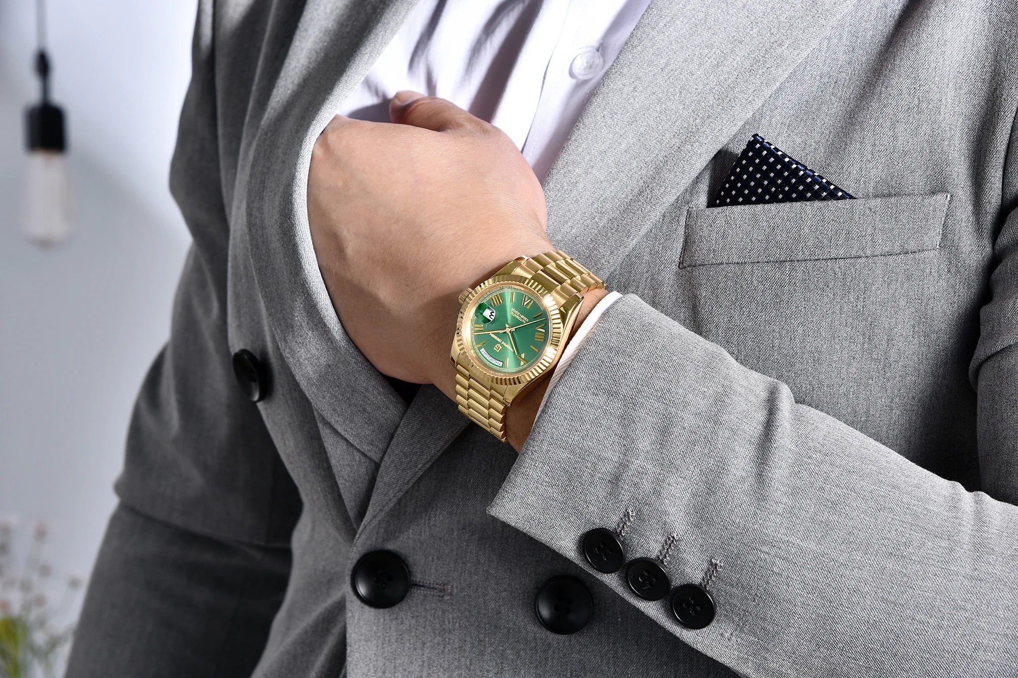 PAGANI DESIGN DD36 Oro Verde V2 Mechanische Herrenuhren Luxus-Automatikuhr für Herren 2026 Neue Armbanduhr mit Saphirglas AR