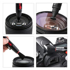 6 in 1 kit di pulizia per fotocamera digitale mirrorless kit di pulizia per schermo portatile tastiera soffietto d'aria adatto per Canon Nikon panno per lenti