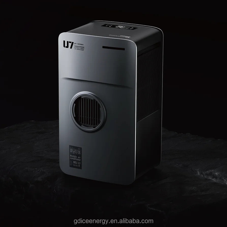 POG1 Nuovo Condizionatore d'Aria Portatile con Compressore, Raffreddamento a Doppia Funzione, AC Raffreddato ad Acqua per Campeggio, Camper, Tenda, Senza Scarico di Aria Calda
