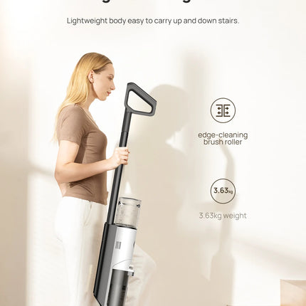 Jonr ED12 Cordless Vacuum Cleaner 9000Pa Professional Self-Cleaning Mop Cordless Vacuum Cleaner for Smart Home Appliances