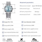 PAGANI DESIGN 2025 Neue Datumswoche 40MM Herrenuhren Luxusmarke Gold Automatische Herrenuhr Mechanische wasserdichte Herrenarmbanduhr