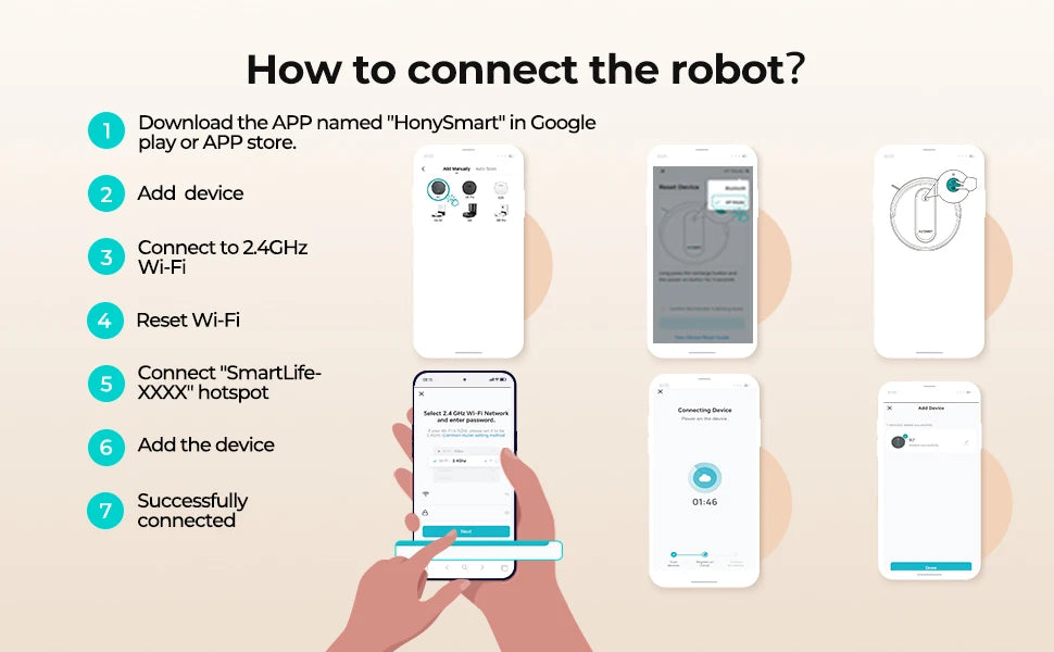 Robot-Staubsauger und Wischroboter Airzeen R7 3-in-1, 4000Pa Saugkraft, Smart App/Alexa Steuerung, Automatische Aufladung für Tierhaare und Böden