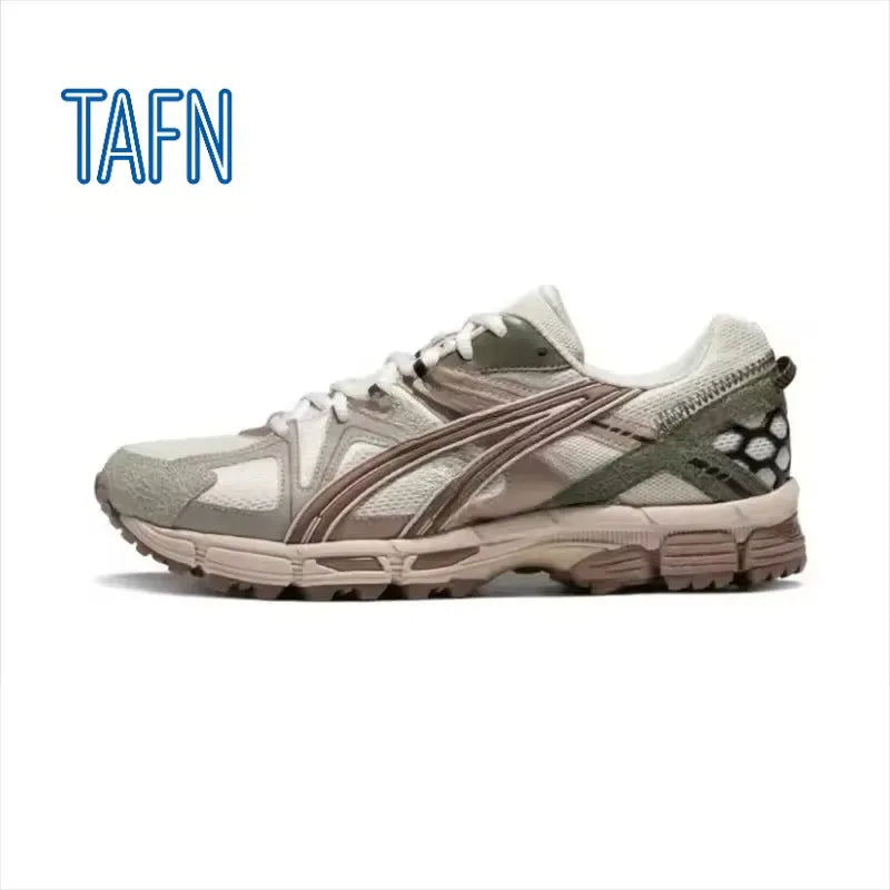 Retro-Sportschuhe mit segmentierter, rutschfester Sohle, geeignet für Jogging, Outdoor-Aktivitäten, Freizeit und Fitness für Erwachsene.
