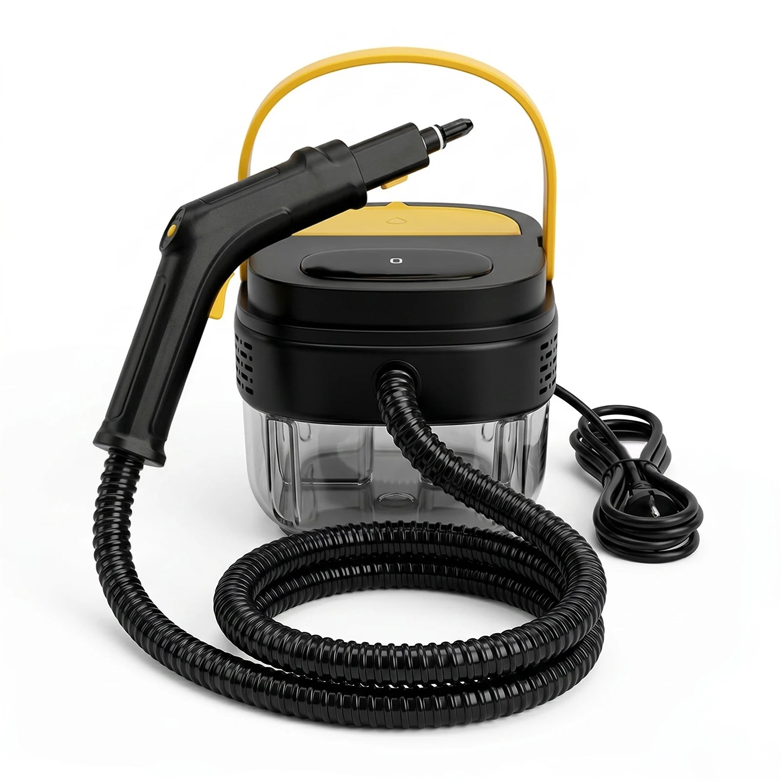 Podofo 2500W Handdampfreiniger, Klimaanlagenreinigungsmaschine mit 1,6L Tank, Hochdruck-Dampfreiniger, schnelle Aufheizung in 15s, 45 Minuten Dauerdampf, p