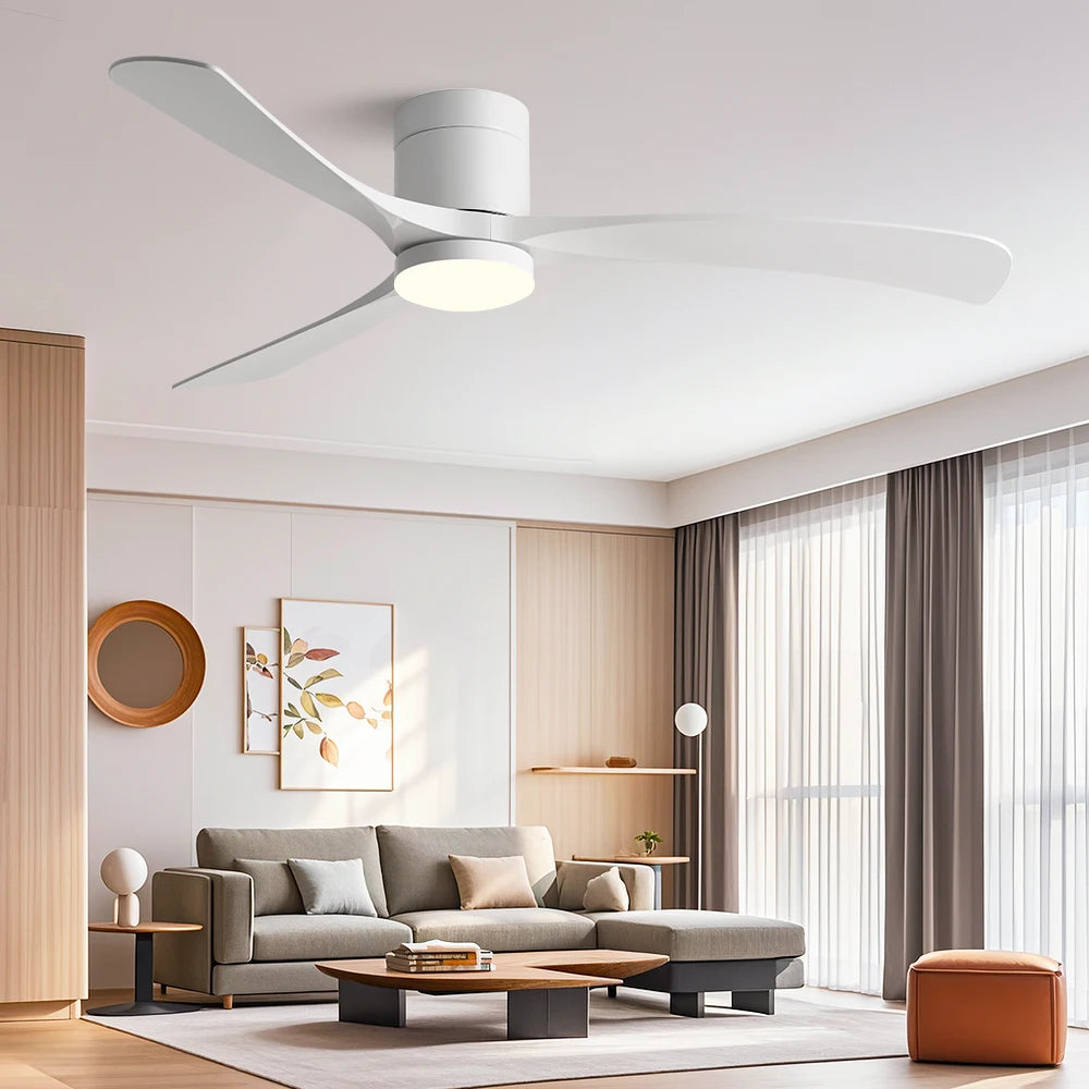 Ventilatore da Soffitto Industriale Retrò da 38/52 Pollici, Ideale per Zone Giorno/Sala da Pranzo, Casa e Ufficio - Motore DC Inverter Silenzioso a 6 Velocità