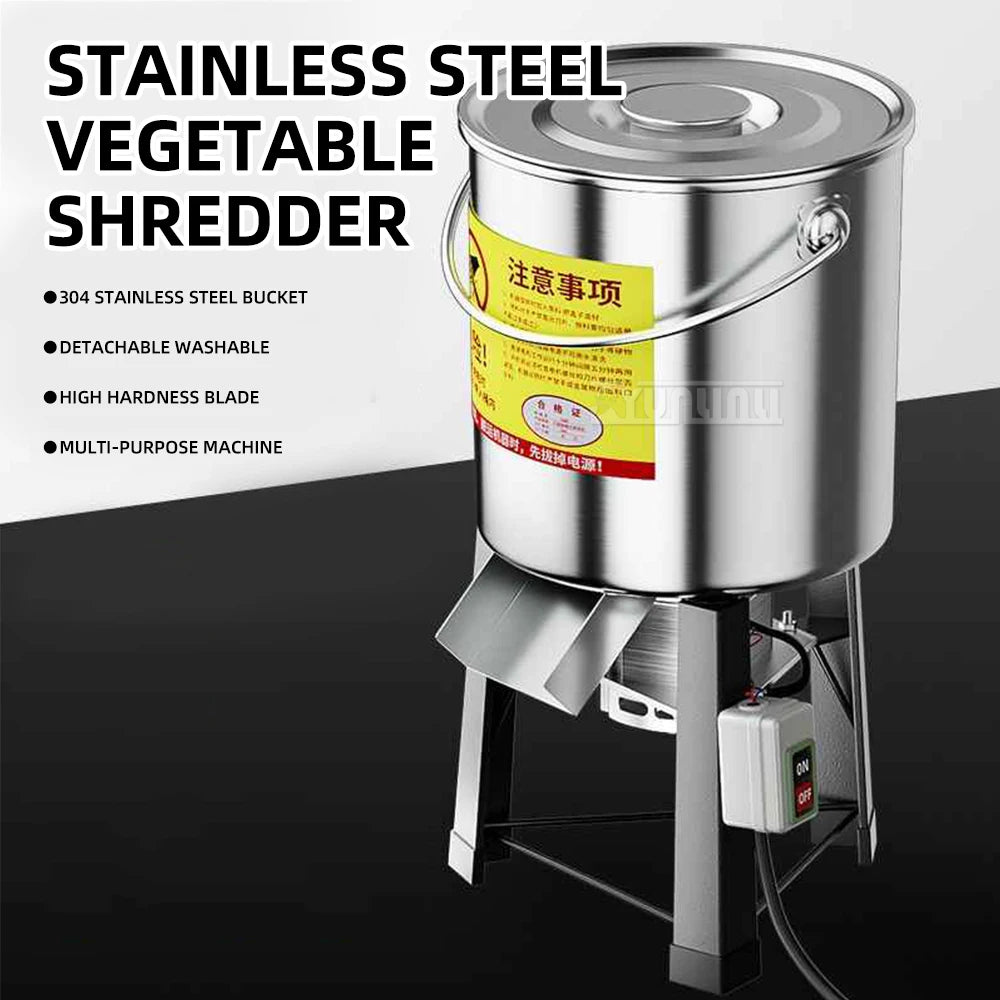 Gemüsehäcksler 750W-1000W, Multifunktions-Gemüseschneidemaschine für Landwirtschaft und Haushalt, Rein-Kupfermotor